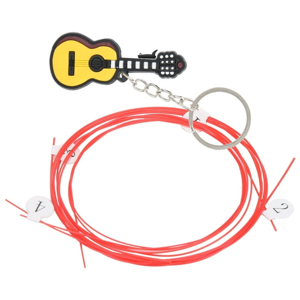 Yosoo 2 pièces règle de jauge d'action de Corde de Guitare, règle de jauge  d'action de Corde Outils de Mesure pour Accessoires d'instruments de Basse
