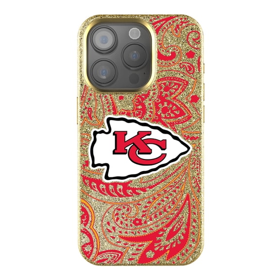Keyscaper Kansas City Chiefs Paisley Bling iPhone Case