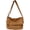 Brown, variant on Canvas Messenger Bag for Women Men Grunge Hobo Crossbody Bag Hippie Shoulder Bag Y2k Vintage Aesthetic Streetwear