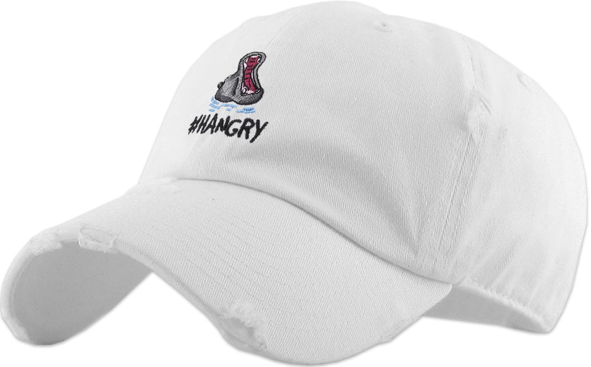 Hangry Hippo Vintage Distressed Washed 