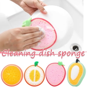 Sentmoon Éponges de vaisselle Éponge d'éponges multifonctionnelles de cuisine de ménage Épargne efficace Nettoyer le linge de vaisselle Éponge de nettoyage solide