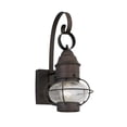 thumbnail image 1 of Designers Fountain 1751-RT Nantucket 7" Wall Lantern, 7.5 inches, Rustic, 1 of 4