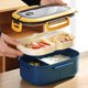 thumbnail image 2 of Fiambrera 1200ml, Bote Repas En Plastique Avec Poigne Pour Enfant Adult, Boite Bento Pour Chauffage Au Four Micro-ondes, Sans Bpa Pour Voyages C, 2 of 5