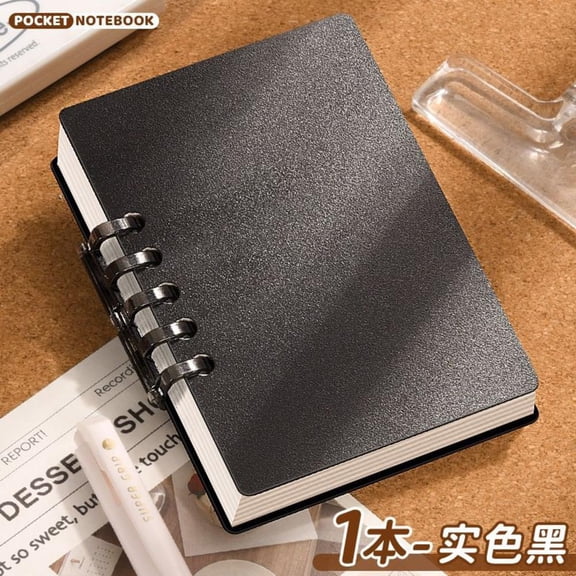 A7 Notebook Ins Portable English Word Book Loose Leaf Journal Notepad Pocket Memo Pad Small Stationery Back To School Supplies