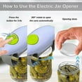 thumbnail image 4 of Electric Jar Opener For Weak Hands/seniors With Arthritis Kitchen Gadget One Touch Automatic Jar Opener Restaurant Higher Torque Jar Openers Bottle Op, 4 of 5