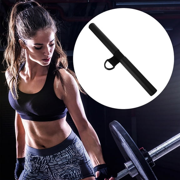 MERRYHAPY 1Pc Muscle Trainer Black Tension Rod for Effective Strength Training and Fitness