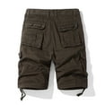 thumbnail image 5 of BADHUB Mens Cargo Shorts with Multi Pockets Button Zipper Hiking Outdoor Shorts Casual Lightweight Summer Workout Shorts Coffee XXL, 5 of 9