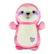 Squishmallows Official Hugmee Plush 10 inch Pink Sloth - Child's Ultra Soft Stuffed Plush Toy