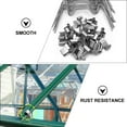 thumbnail image 4 of MasteelfCA 100Pcs Greenhouse Glass Pane Clips Greenhouse W Wire Clips Glazing Z Type Clips, 4 of 8