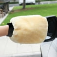 thumbnail image 7 of Mightlink 1Pc Car Cleaning Glove Double-sided Fleece Large Palm Scratch-Free Good Water Absorption Lint-free Car Cleaning Accessories Car Fleeced Washing Mittens for Automobile, 7 of 7