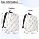 thumbnail image 2 of Easygdp Leopard Print Mochila de Lona Resistente para Laptop, Compatible con Laptops de 15 a 17 pulgadas, Ideal para Escuela, Trabajo y Viajes-Medium, 2 of 5