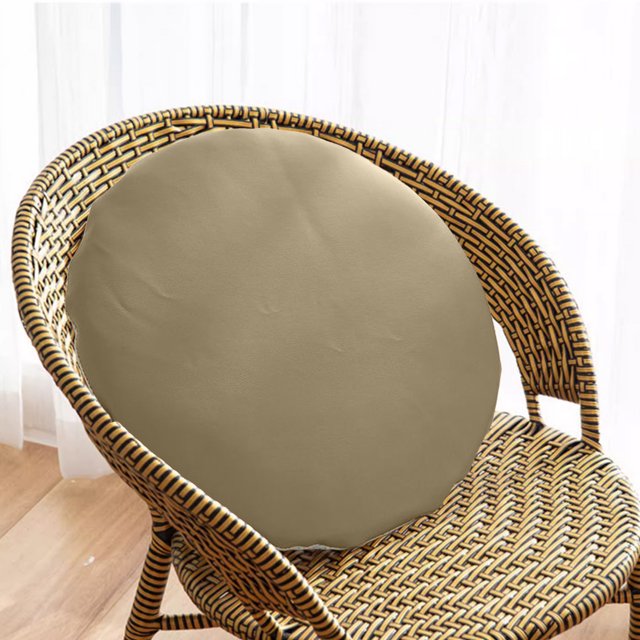 Birdeem Round Stool Cushion Waterproof, Thick Non Slip Seat Pad, 12 Inch Diameter Solid Color Design for Home and Bar Use