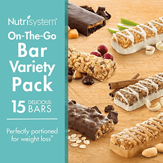 Nutrisystem OnTheGo Variety Bundle Bars, 15 Count
