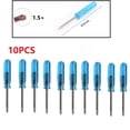 thumbnail image 1 of MYG 10pcs Mini Slotted Cross Screwdrivers For X-box Laptop Repair Tool 1.5/2.0/3.0mm, 1 of 5