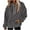 Gray, variant on Essentials Womens Clothing Fashionable Loose Casual Long Sleeved Sweatshirt Hooded Pocket Hoodie Solid Color Top Long Sleeve Shirts Fall Fashion Basic Thermal Underwear Tops Winter Clothes