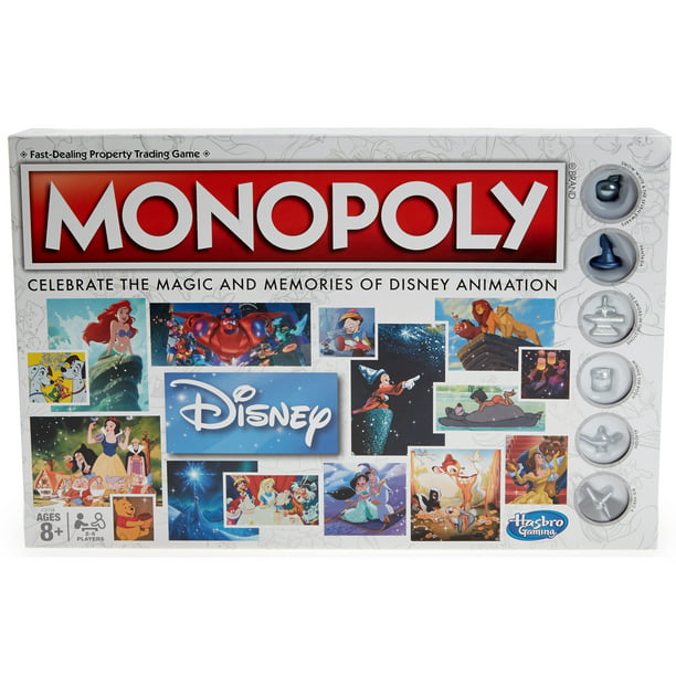 Correctie Soeverein Bewust Monopoly: Disney Animation Edition, For 2-6 Players - Walmart.com
