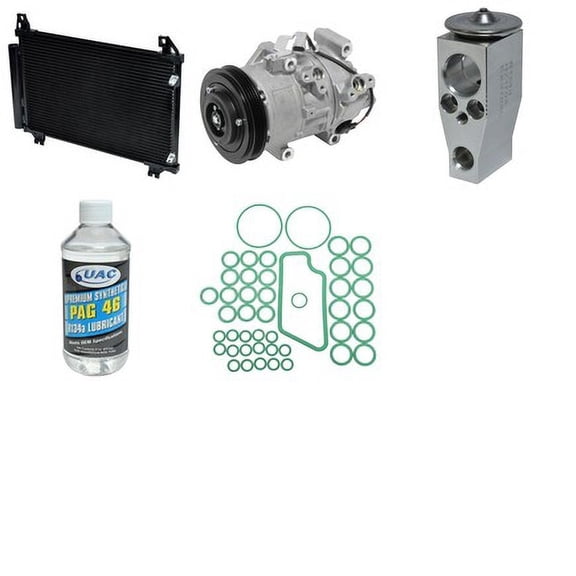 A/C Compressor and Component Kit -- Compressor-Condenser Replacement Kit Fits select: 2007-2010,2012 TOYOTA YARIS
