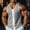 Gray, variant on Danhjin Workout Tank Tops for Men Gym Summer Sleeveless Color Block Pullover Tops Cool Fashion Casual Shirts