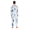 thumbnail image 4 of FORMRS Onesies Pajama for Adults Unisex Hoodie Winter Jumpsuit One Piece Sleepwear, Sizes S-2XL, Simple Cartoon Snowmen, 4 of 7