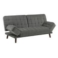 thumbnail image 4 of Pemberly Row 70" Chenille Elegant Lounger with Tufted in Dark Gray, 4 of 8