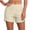 Beige, variant on Hurxie Running Shorts for Women High Waisted Athletic Hiking Workout Gym Tennis Lightweight Shorts with Zip Pockets UPF 50 Navy,S