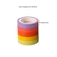 thumbnail image 5 of Inteprter 10 Uds. De cinta adhesiva de papel Washi japonesa de Color sólido arcoíris, cinta adhesiva de impresión DIY para álbum de recortes, cartulina, 5 of 6