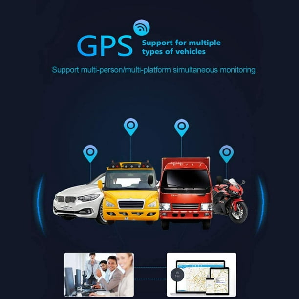 TFixol Tracker GPS pour véhicules, Mini localisateur GPS magnétique en  temps réel, couverture complète des États-Unis, sans frais mensuels, longue  veille GSM SIM GPS Tracker pour véhicule/voiture/personne 