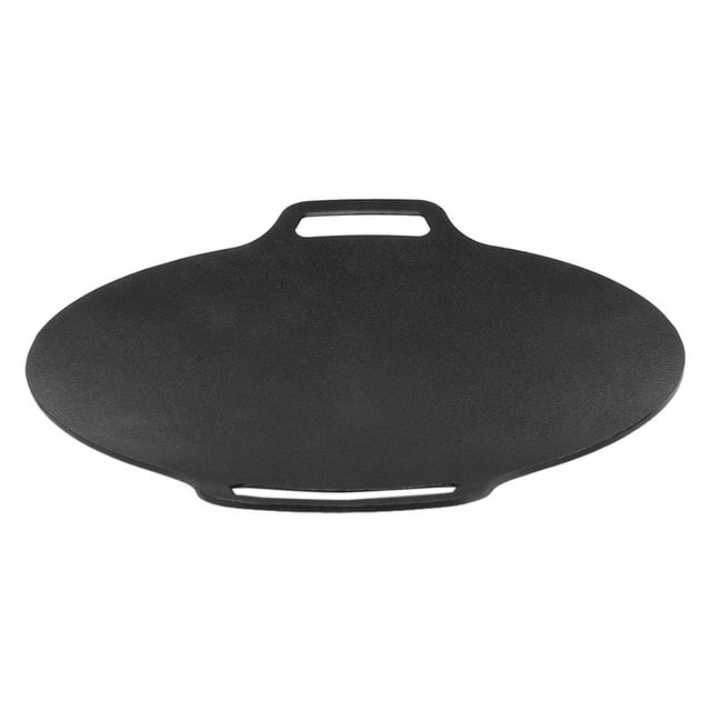 Poêle à Griller Coréenne, Poêle à Griller Ronde Antiadhésive à 6 Couches pour Cuisson Intérieure et Extérieure, pour Steak Ou Fruits de Mer