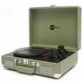 thumbnail image 2 of Arkrocket Curiosity Suitcase Bluetooth Turntable Vintage 3-Speed Record Player with Built-in Speakers Upgraded Turntable Audio Sound (Matcha Green), 2 of 5