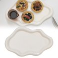 thumbnail image 2 of Desktop Ornament - Desktop Dress Up - Ceramic Jewelry Tray Trinket Dish Decorative Cloud Vanity Key Tray for Women Ring Holder Dish Cute Jewelry Plate Bowl Room Decor Aesthetic Birthday White, 2 of 8