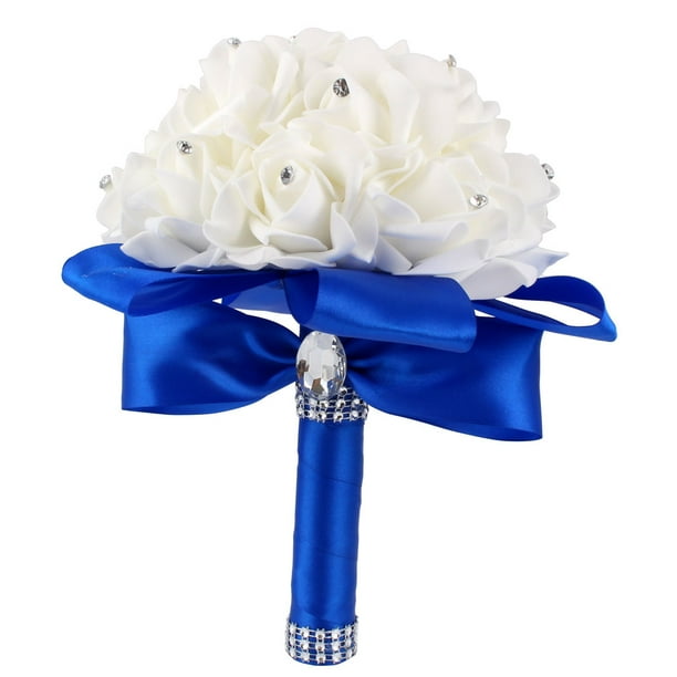 Unique Bargains Bridal Wedding Holding Bouquet Party Decor Artificial