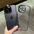 thumbnail image 4 of Luxury Electroplated Glitter Phone Case For IPhone 11 15 12 13 14 Pro Max Protective Shell Clear Transparent Shockproof Cover LZ, 4 of 6