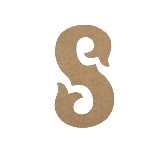 Wooden Letter Unfinished, Circus Font, Craft Cutout