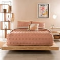 thumbnail image 2 of Vianney Rosette King Size Comforter Set Trendy Room Decor, 2 of 7