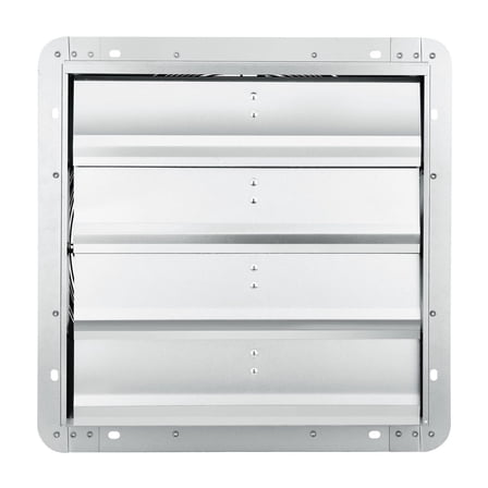 TriGol 16 Inch Shutter Exhaust Fan - 2000 CFM High-Speed Wall Mount Fan, Aluminum Attic Fan with AC Motor for Garage, Greenhouse, Shed, Shop Ventilation & Cooling - FCC Listed