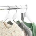 thumbnail image 4 of Whitmor Rolling Adjustable Garment Rack - White, 4 of 7