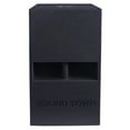 thumbnail image 2 of Sound Town CARME Series 12" 800W Powered PA/DJ Subwoofer with Folded Horn Design, Black (CARME-112SPW), 2 of 4
