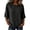 Black0715*3/4 sleeve tshirts, variant on 3/4 Length Sleeve Womens Oversized Tops Trendy Crew Neck Loose Fit Tshirts Ladies Early Fall Solid Going out Tees White0715*3/4 sleeve tshirts XXXXL
