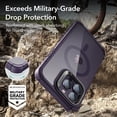thumbnail image 4 of Funda magnética ESR para iPhone 14 Pro Max con soporte morado, 4 of 8