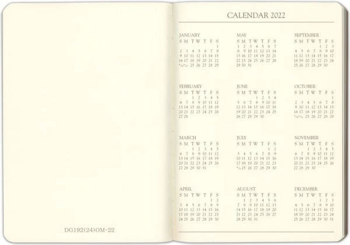 Gallery Leather 2022 Super Sonic Cambridge Weekly Desk Planner, 8"x5.5"