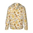 thumbnail image 3 of Gaeub Honey Honeycomb Men's and Women's UPF 50+ Long-Sleeved Sun Protection Clothing, Fishing Shirt Long Sleeve Zip - Large, 3 of 9