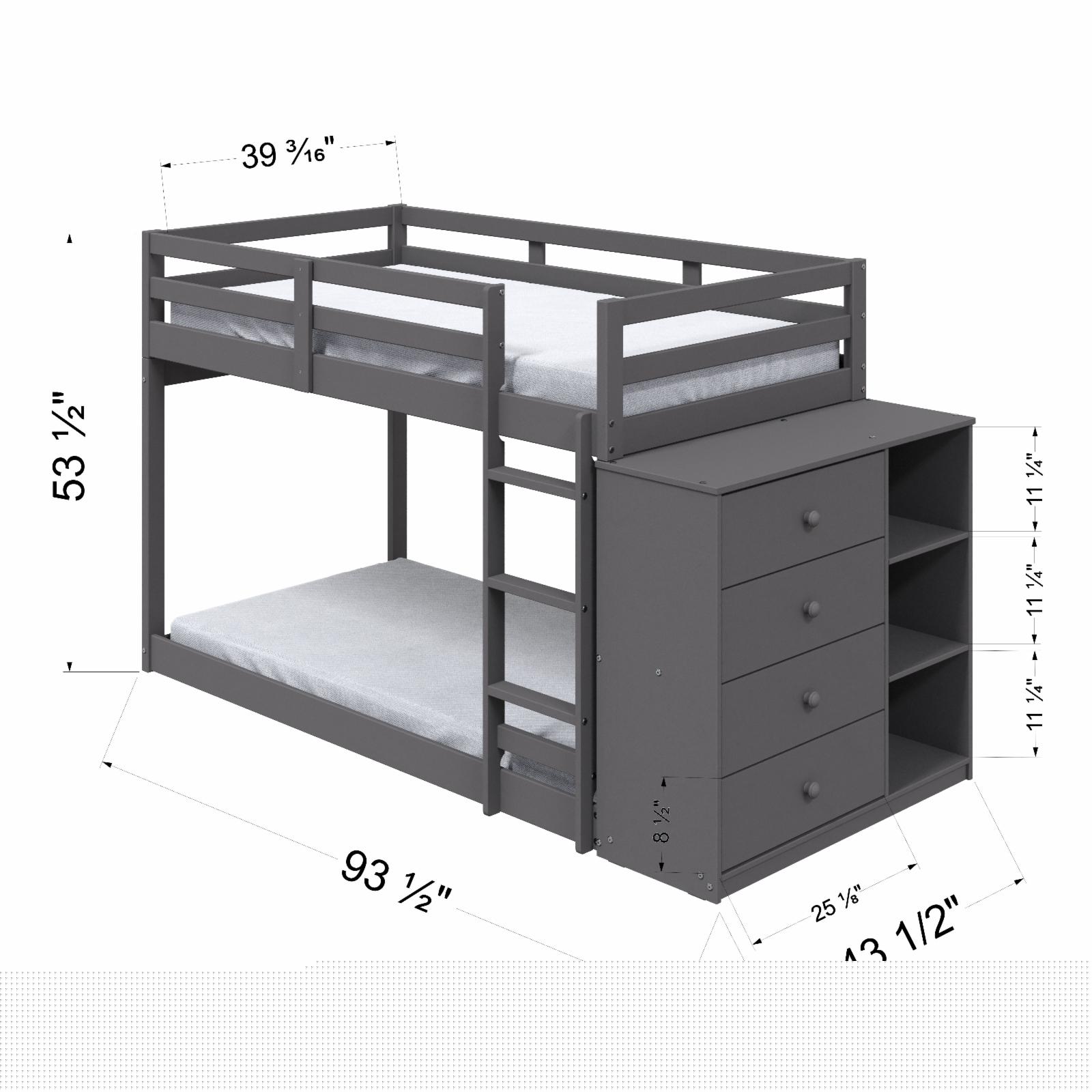 thumbnail image 4 of ACME Homestead Bunk Bed (T/T) in White, 4 of 9