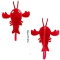 thumbnail image 3 of Bolso bandolera de peluche con forma de cangrejo de río | Bolso cruzado con diseño de animal de dibujos animados | Bolsa de almacenamiento suave y rellena para objetos pequeños, 3 of 6