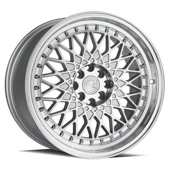 AODHAN AH-05 Silver Machined Face and Lip DESCRIPTION: 16x8 / 4x100/114.3 / 15