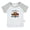 Short Gray Raglan T-shirt #A, variant on iDzn I Was Born A Cowgirl Funny T shirt For Baby, Newborn Babies T-shirts, Infant Tops, 0-24 Months Kids Graphic Tees Clothing