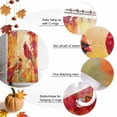 thumbnail image 5 of Shower Curtain 48"W x 72"L Cardinals Maple Leaves Autumn Thanksgiving Fabric Shower Curtains Set with Hooks Water Repellent Bathroom Curtains Machine Washable Bathroom Accessories, 5 of 6