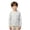 Light Gray #009, variant on Boys Long Sleeve T Shirt Kids Crew Neck Basic Tee Regular Fit School Fall Winter Layering Casual Top