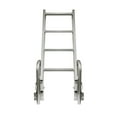 thumbnail image 5 of Extreme Max 3005.4227 Heavy-Duty Aluminum Slanted Flip-Up Dock Ladder with Comfort Use Round Tube Frame - 4-Step, 300 lbs. Weight Capacity, 5 of 8