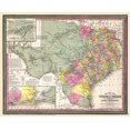 thumbnail image 2 of Young 18x15 Black Ornate Wood Framed with Double Matting Museum Art Print Titled - Texas - Young 1852, 2 of 4