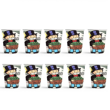 Monopoly Birthday Party Supplies Cups Tableware Disposable Paper Mouthwash Drinking Cups